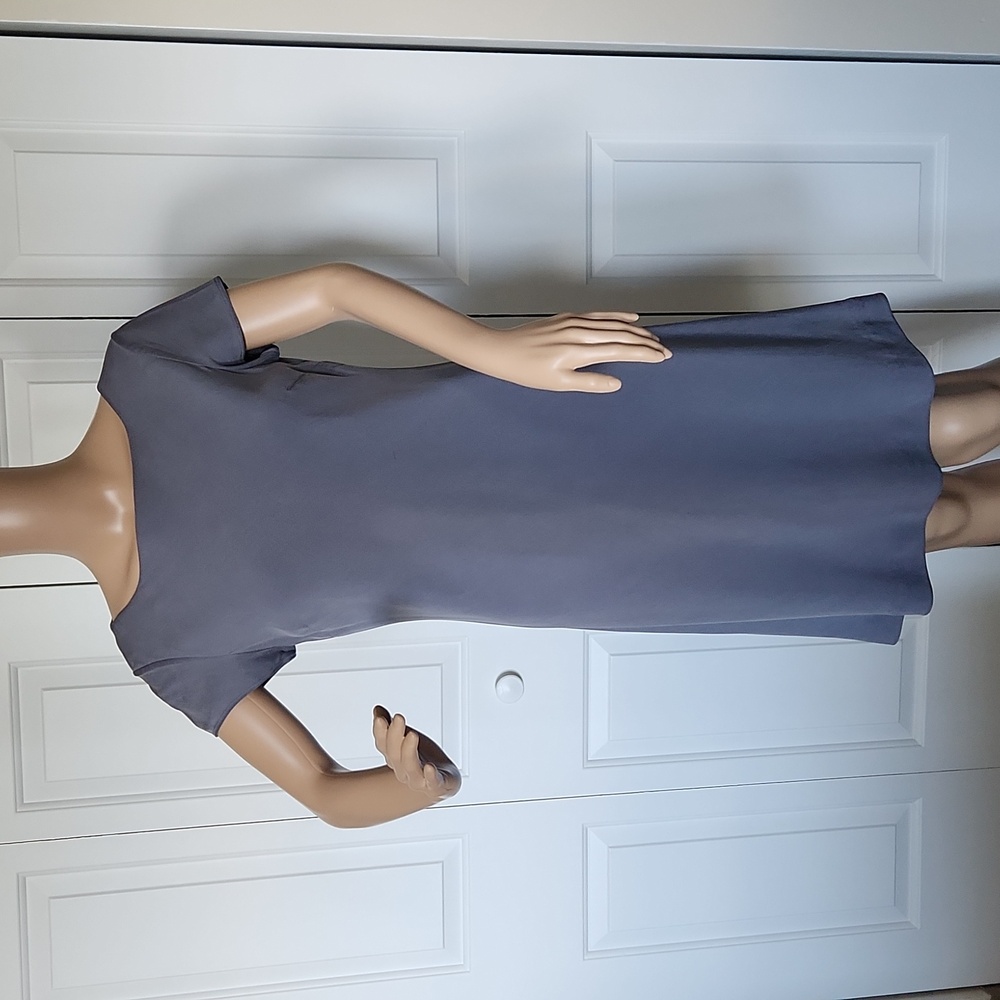 Ann Taylor Loft Gray Slip on Dress 4
